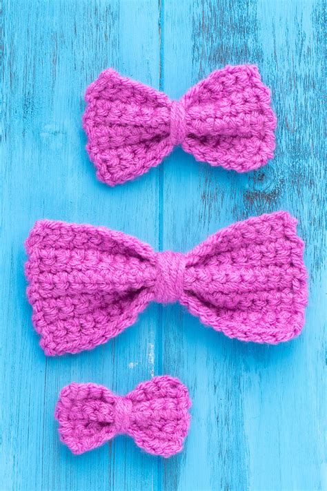 Free Crochet Hair Bow Pattern This Simple Crochet Bow Is Perfect For