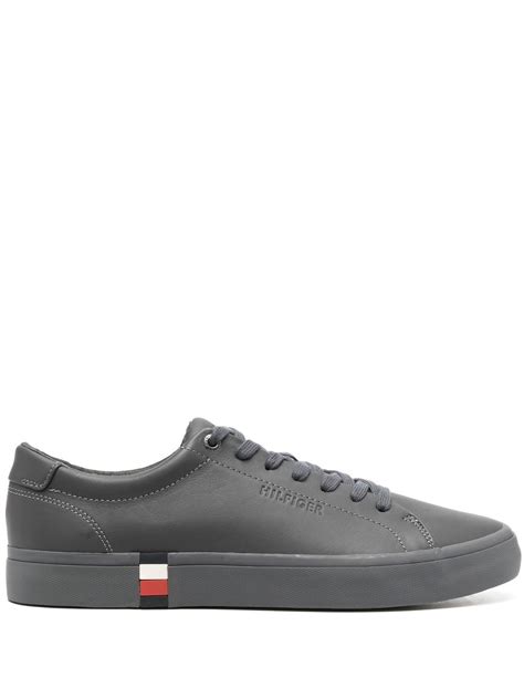 Tommy Hilfiger Modern Vulc Corporate Sneakers Grey FARFETCH IN