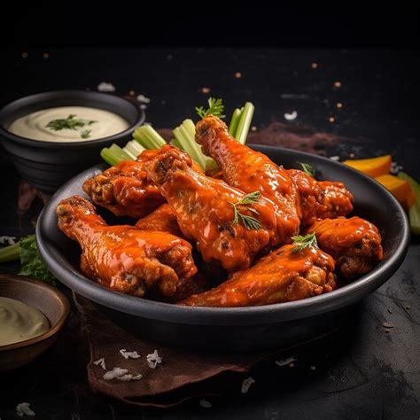 Premium Photo Buffalo Wing For Advertising