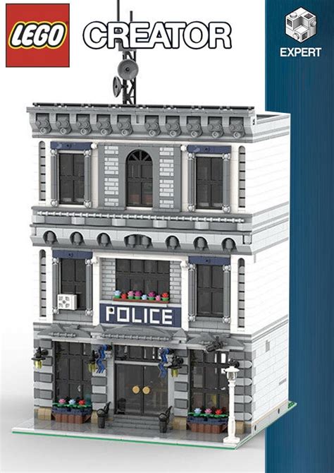 LEGO Manual PDF Modular Police Station POLIZIA 10197 7744 60141 7498