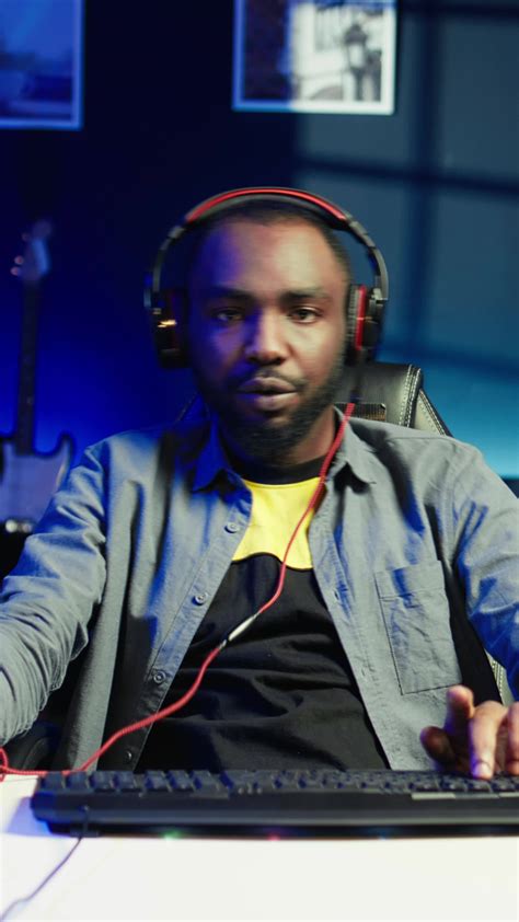 Vertical Gamer feeling relieved after winning videogame level