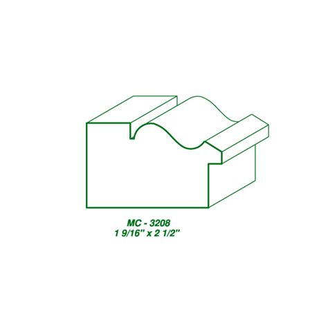 MC-3208 (1-9/16 x 2-1/2") SAMPLE - Mason's Mill & Lumber Co.