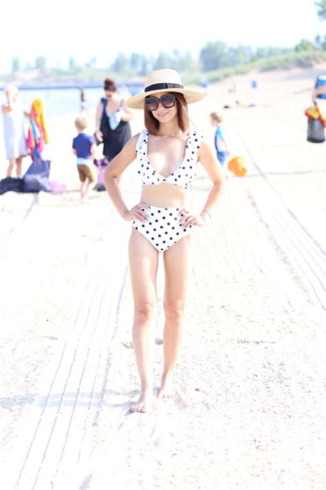 Sydney S Fashion Diary Polka Dot Ruffle Bikini