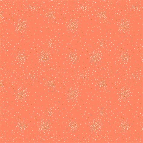 Melon Metallic - Clusters - Cotton + Steel (cs107-me11m)