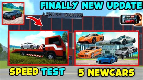 Finally New Cars And Speed Test New Update In Car Saler Simulator