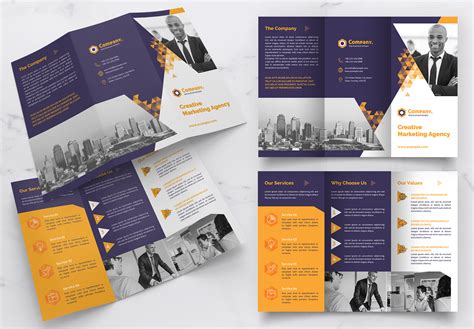 Trifold Brochure Creative Template Graphic By Bourjart Creative