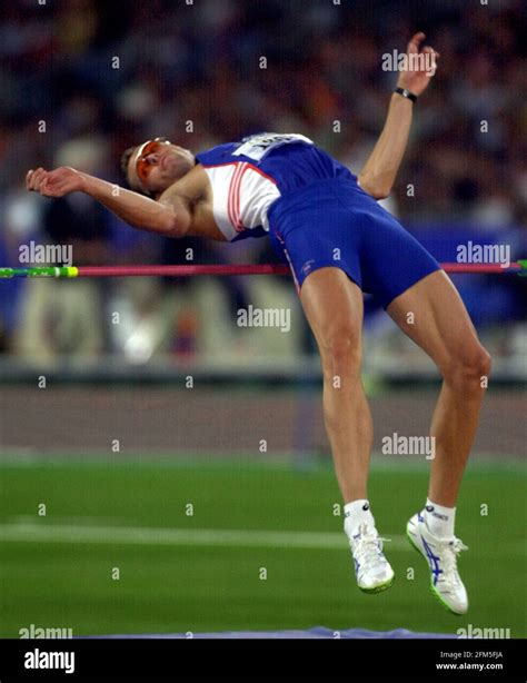 Dean Macey Gbr During The Decathlon High Jump Event At The Sydney