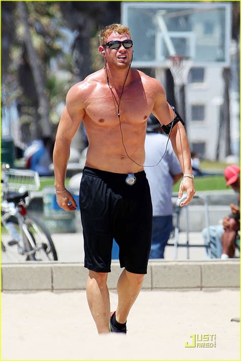 Kellan Lutz Shows Off His Ripped Muscles As He Goes Shirtless For A