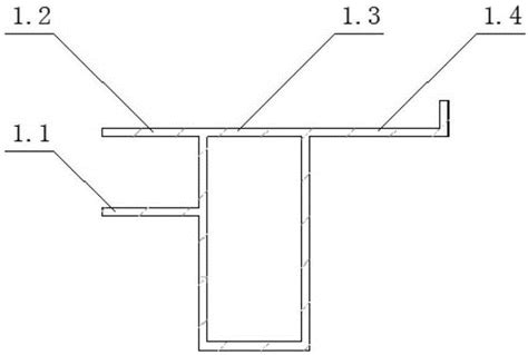 一种带雨檐整体式货厢尾框顶部横梁及尾部结构的制作方法