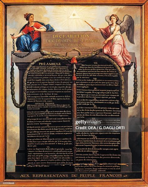 French Revolution Declaration Of The Rights Of Man And Of The News