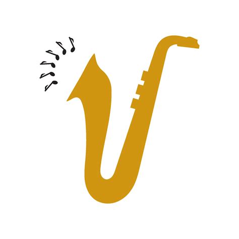 saxophone logo vector 42361155 Vector Art at Vecteezy