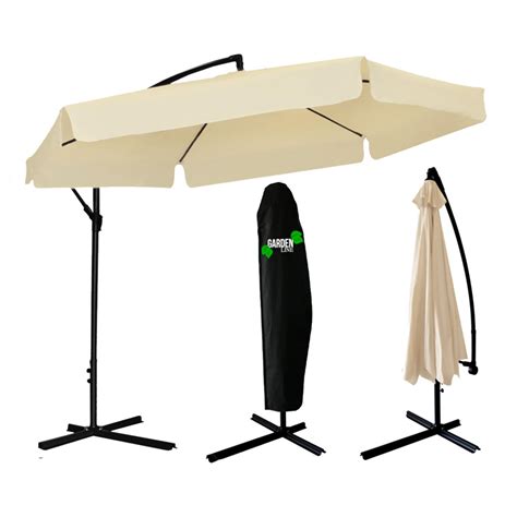 Садовый зонт с чехлом Garden Line BANANA 300 см Бежевый Garden Line ...
