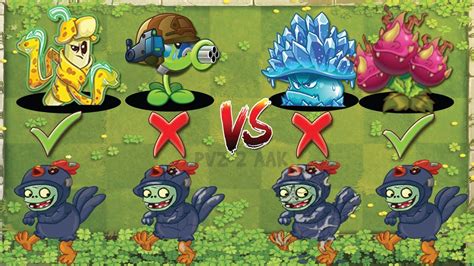 Pvz Challenge All New Plants Power Up Vs Zombie Stones Who