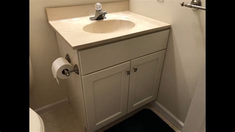 How To Replace A Bathroom Vanity Youtube