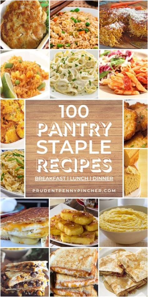 100 Cheap And Easy Pantry Staple Recipes Prudent Penny Pincher