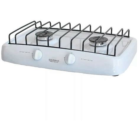 Купить Плитка газовая Darina LN GM 521 01 W, 1900 Вт, 2 конфорки, белая ...