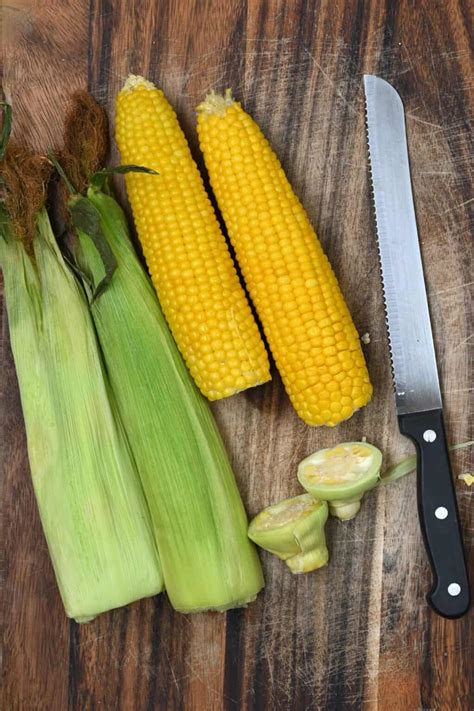 Microwave Corn On The Cob In Husk Alphafoodie
