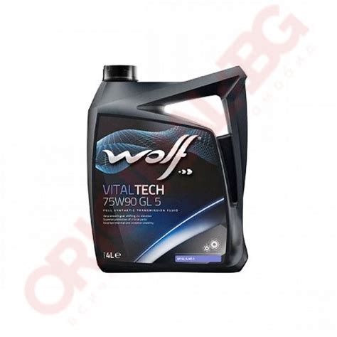 WOLF VITALTECH 75W90 GL 5 4L - Трансмисионни масла | Original.bg