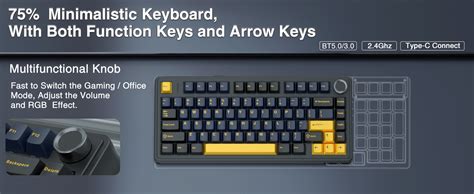 Amazon Aula F Wireless Mechanical Keyboard Hot Swappable Creamy Keyboard Pre Lubed