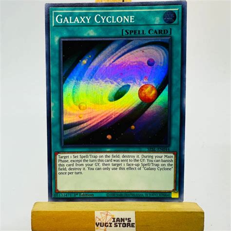 Yu Gi Oh Galaxy Cyclone Super Rare Sesl Shopee Philippines