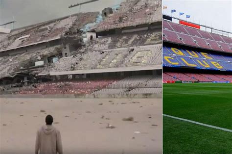 Impactante Video El Estadio Camp Nou Del Fc Barcelona Ha Quedado