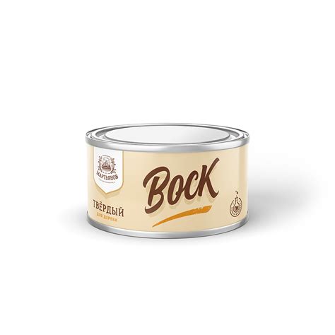 Масла и воски для дерева «Мартьянов» - Воск Твердый для дерева 0.250 л ...