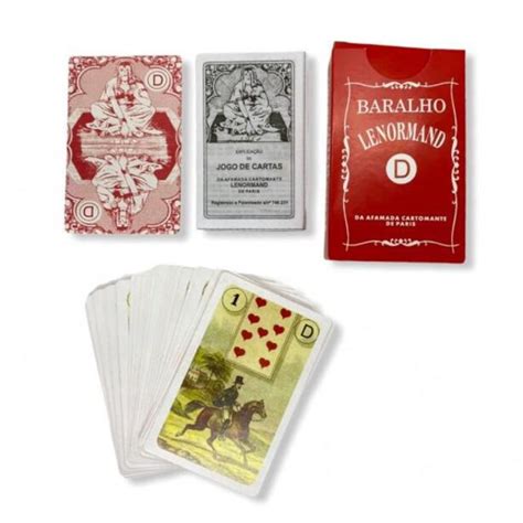 Baralho Cigano Tarot Lenormand Cartas Manual Explicativo Submarino