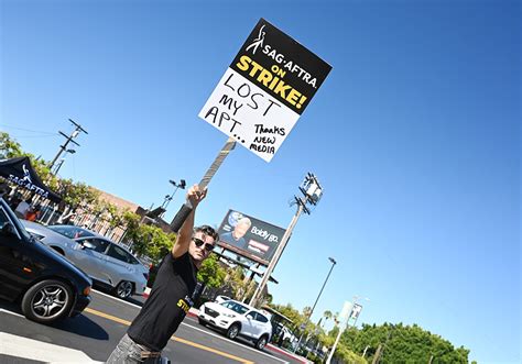 SAG-AFTRA Strike Signs, Scene From the Picket Lines