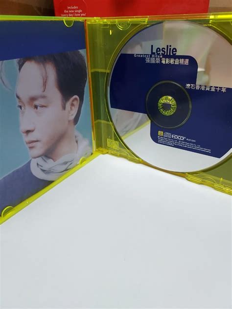 張國榮 電影歌曲精選 Leslie 滾石香港黃金十年 greatest hits 興趣及遊戲 音樂樂器 配件 音樂與媒體 CD