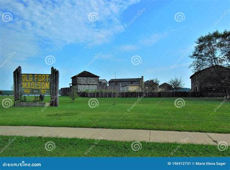 Old Fort Madison In Iowa Editorial Photo Image Of Mississippi 196912731
