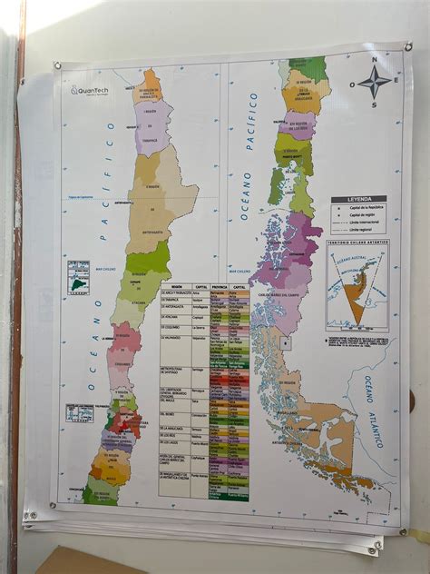 Chile Mapa Politico 1