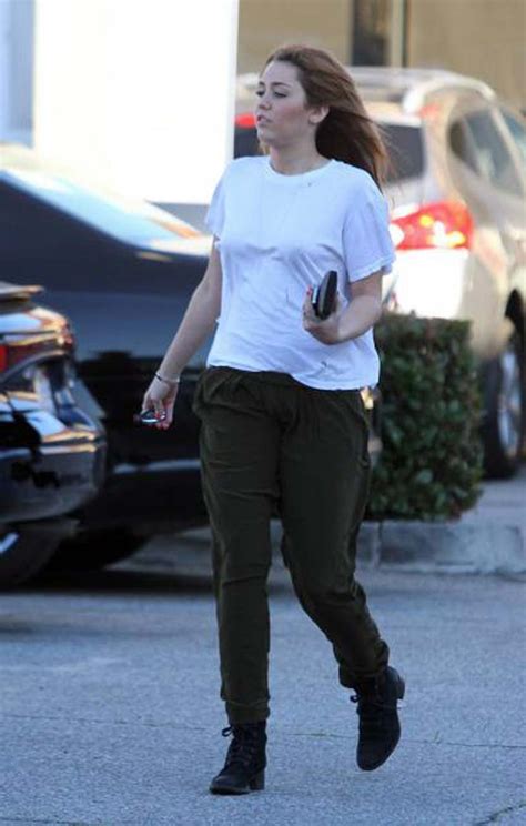 Miley Cyrus Showing Her Sexy Ass And Hard Nipples In See Thru Shirt Porn Pictures XXX Photos