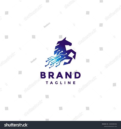 Horse Tech Logo Photos And Images Shutterstock