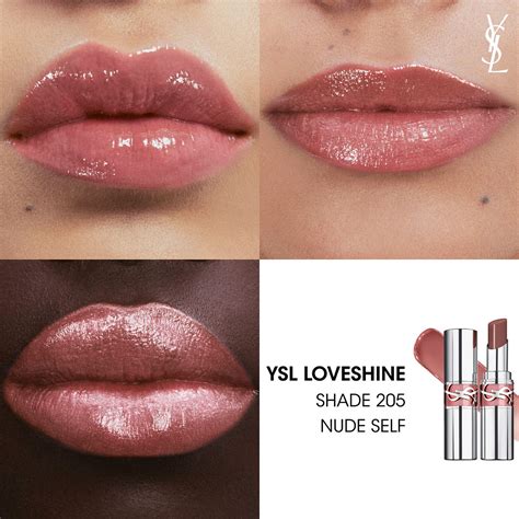 Køb YSL Loveshine Wet Shine Lipstick Nude Shelf fra Yves Saint Laurent Matas
