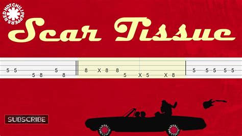 Red Hot Chili Peppers Scar Tissue Bass Tabs YouTube