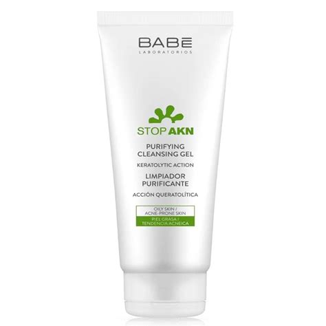 Sữa rửa mặt BABE Stop Akn Purifying Cleansing gel cho da dầu mụn ml Tinh tế Beauty