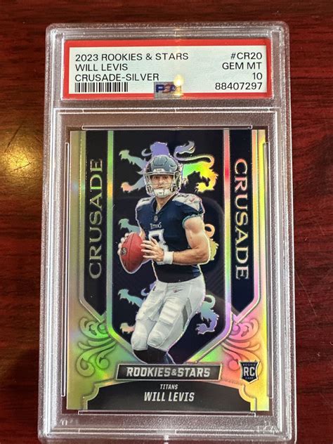 2023 Panini Rookies Stars Crusade Silver Prizm CR 20 Will Levis RC