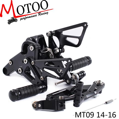 Full CNC Aluminum Motorcycle Footrest Footpeg Pedal Rearset Rear Set