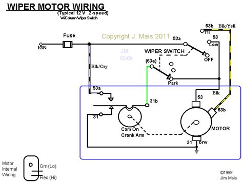 Wiper Motor Wiring Diagram