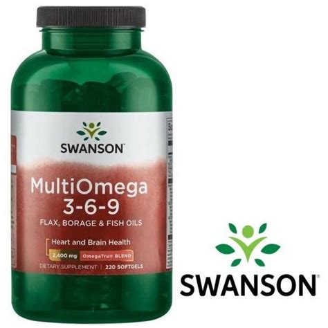Омега 3 Swanson Omega 3-6-9 220 капсул - iMoon — магазин витаминов и ...