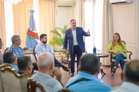 Quintela Recibi A Representantes De Las Fuerzas De Seguridad Ante El