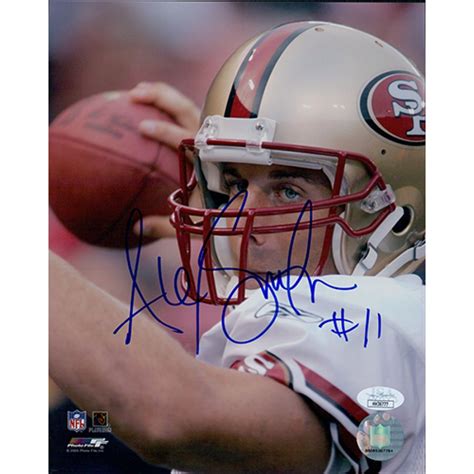 Alex Smith San Francisco 49ers Signed 8x10 Glossy Photo JSA Authenticated