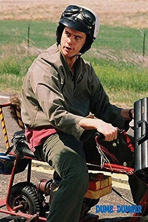 Dumb And Dumber Lloyd On Motor Bike Scooter 36x24 Movie Photograph