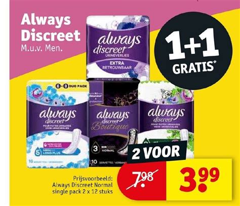 Always Discreet Aanbieding Bij Kruidvat