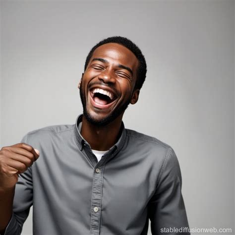 Laughing Black Man | Stable Diffusion Online