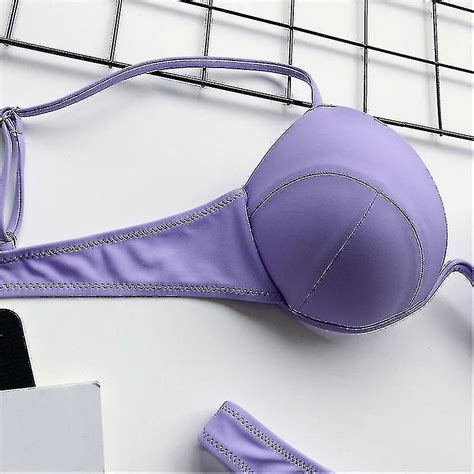 Kvinnors bikini baddräkter täcker upp triangel bikini uppsättningar