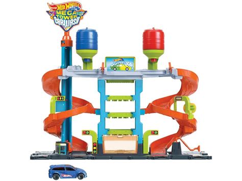 Mega Wash Tower Aus Hot Wheels City Hdp Juguetilandia