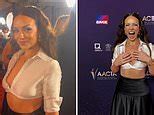 Video Abbie Chatfield Goes Braless In A Cropped Shirt At Aacta Awards