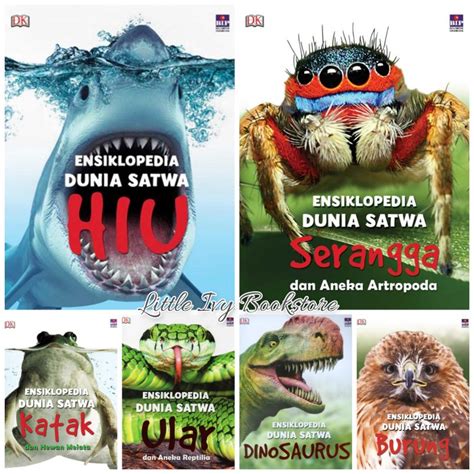 Jual Ensiklopedia Dunia Satwa Hiu Serangga Katak Ular Dinosaurus Burung