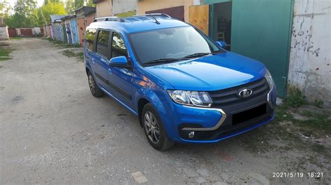 Lada Ларгус 1.6 бензиновый 2021 | Лазурно- синий на DRIVE2